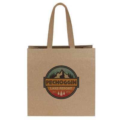 Tuscan™ - Eco Kraft-Brown Matte-Laminated Eurotote - Dynamic Color (14" x 5" x 14")