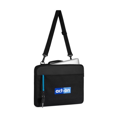 Midtown Slim Laptop Portfolio - Black