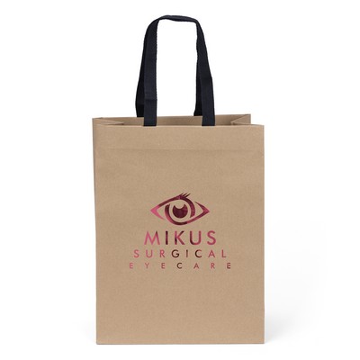 Eco Cedar - Woven Handle Eurototes - Foil Print (10" x 5" x 13")